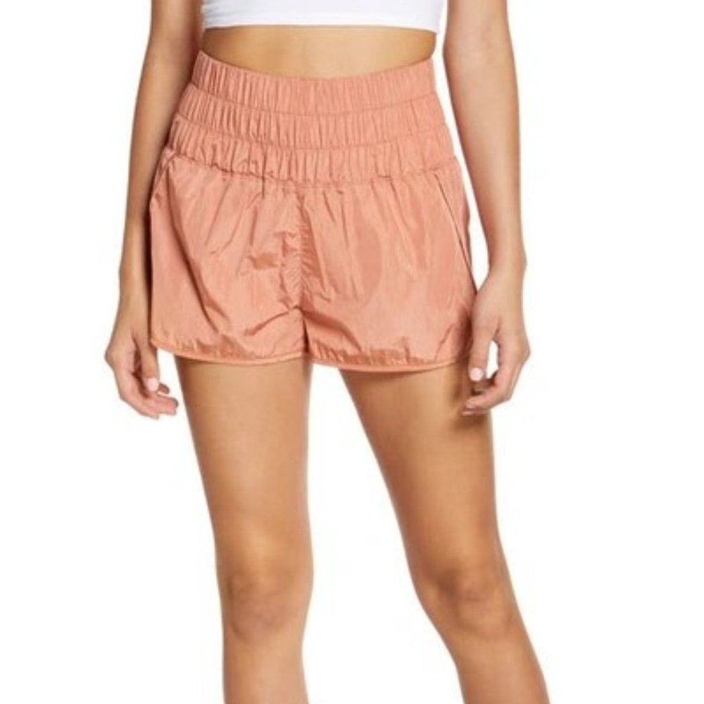 FP Movement | Free People The Way Home Shorts In Brushed Apricot - Picture 4 of 14